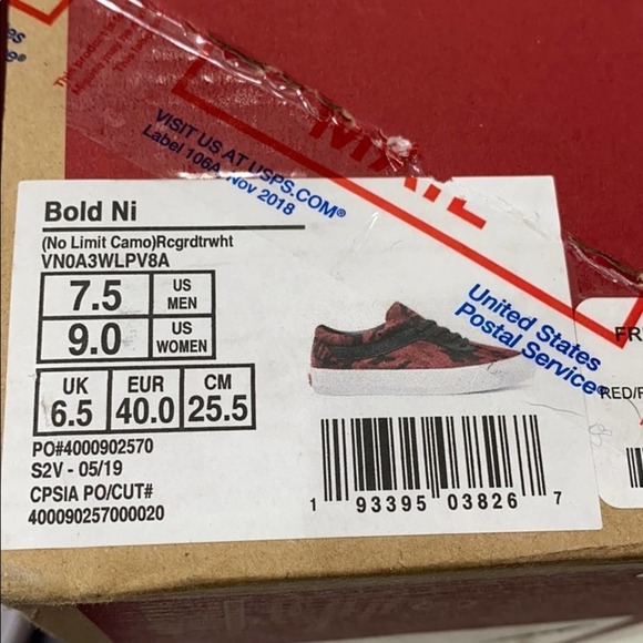 Vans Ultracush Racing Red Camo Sneaker - Picture 8 of 8